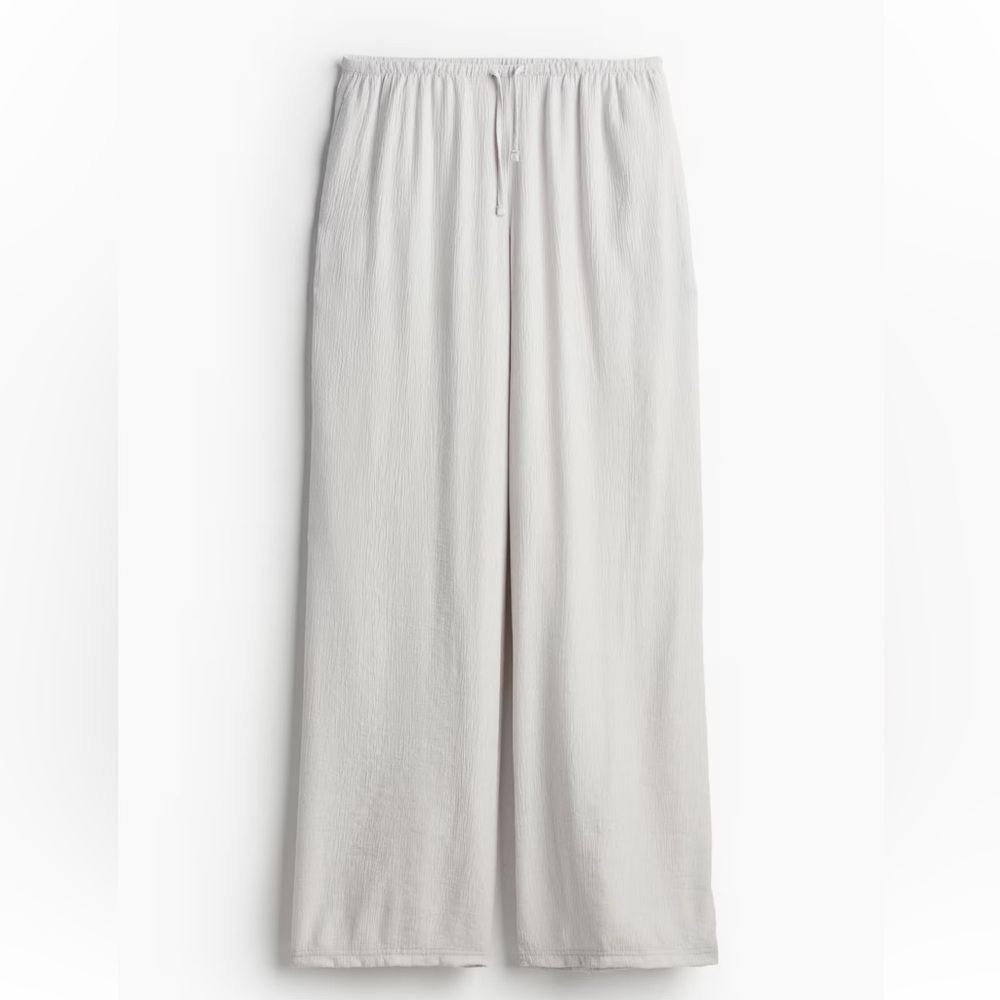 H&M Light Gray Wide-Leg Pants